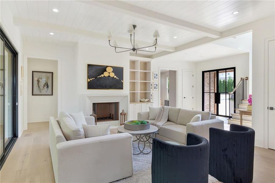 Furnished interior view inside a new home in , Roswell (Image 13).