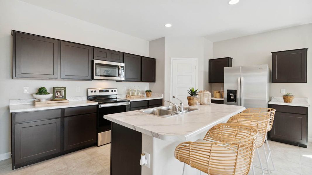 Furnished interior view inside a new home in Sorrento, Maricopa (Image 5). Furnished interior view inside a new home in Sorrento, Maricopa (Image 5).