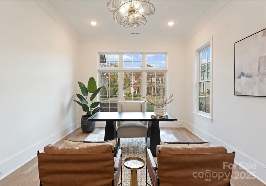 Furnished interior view inside a new home in , Charlotte (Image 18).