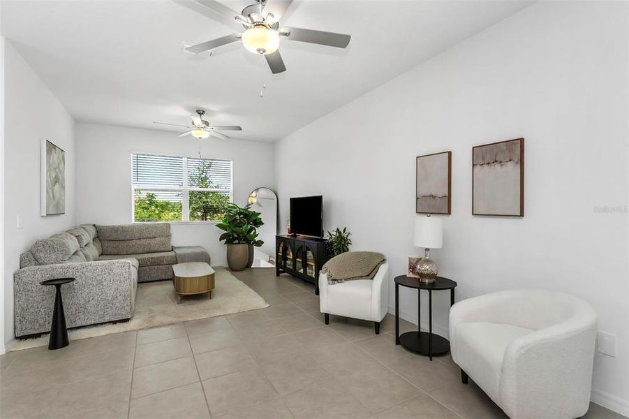 Furnished interior view inside a new home in , Land O' Lakes (Image 12).