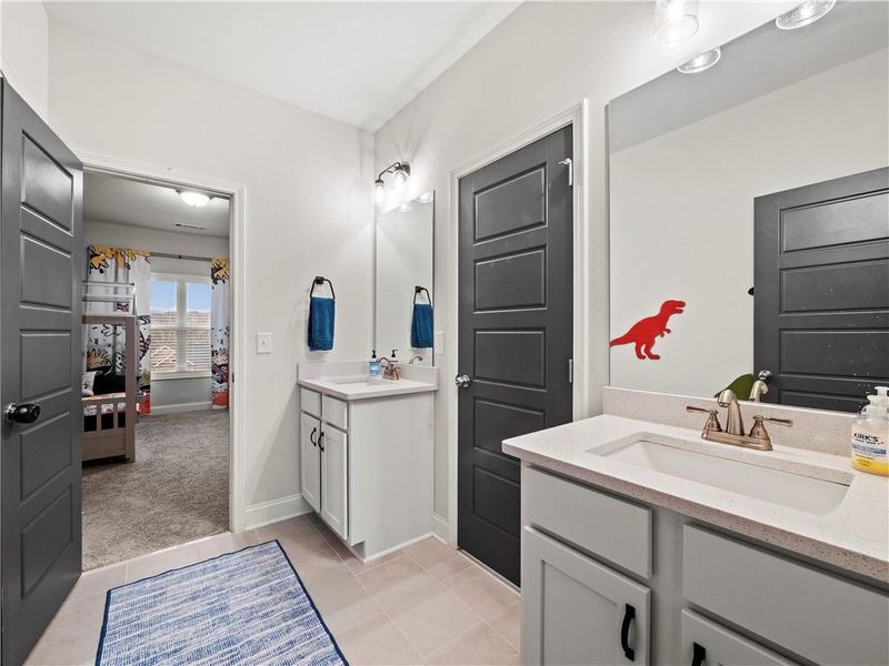 Furnished interior view inside a new home in , Hoschton (Image 49).