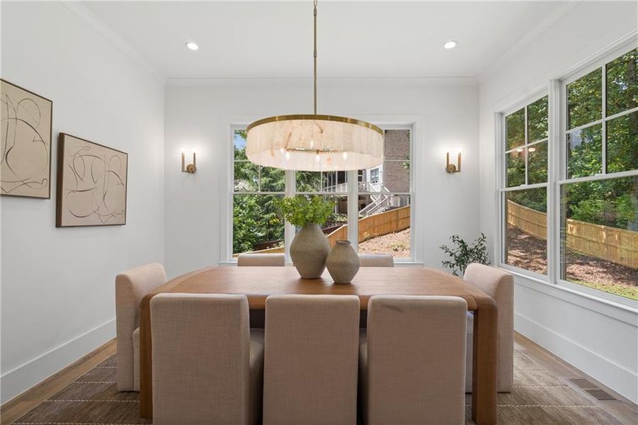 Furnished interior view inside a new home in , Brookhaven (Image 31).