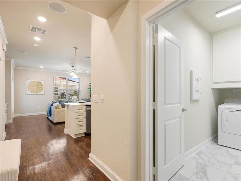 Furnished interior view inside a new home in , McKinney (Image 18).