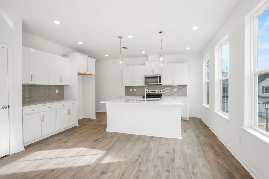 Furnished interior view inside a new home in Galloway Towns, Charlotte (Image 12).