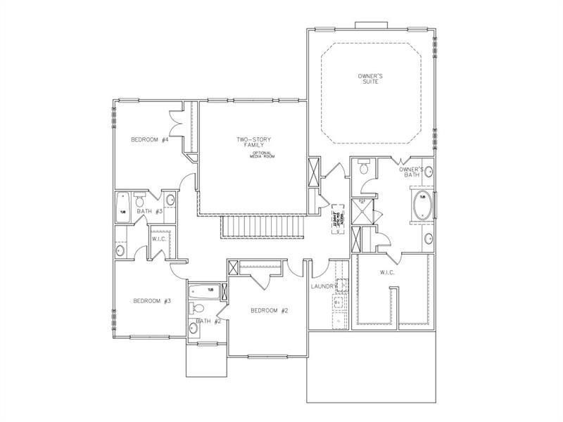 2D floor plan layout of this home in Ruby Creek Estates, Atlanta, GA (Image 19). 2D floor plan layout of this home in Ruby Creek Estates, Atlanta, GA (Image 19).