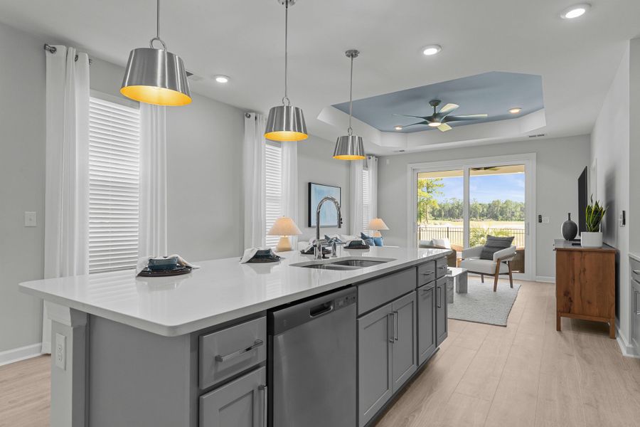 Furnished interior view inside a new home in Terrapin, Leland (Image 7).