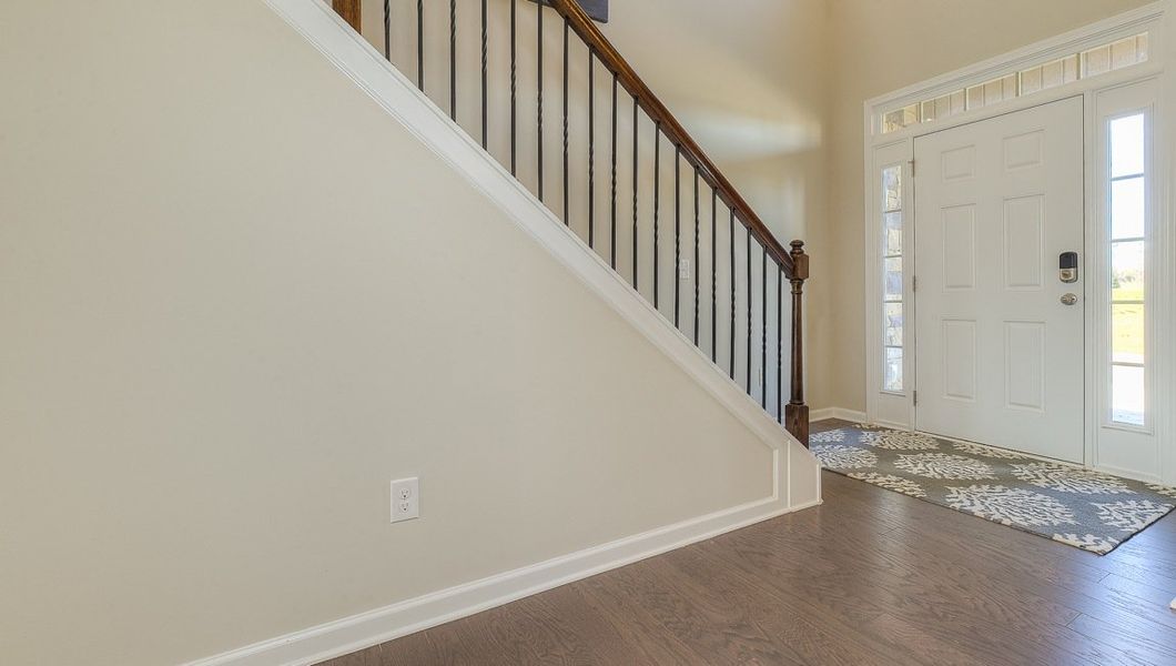 Representative unfurnished interior of a home built from the Fleetwood by D.R. Horton in Chumley Estates, Reidville (Image 12). Representative unfurnished interior of a home built from the Fleetwood by D.R. Horton in Chumley Estates, Reidville (Image 12).