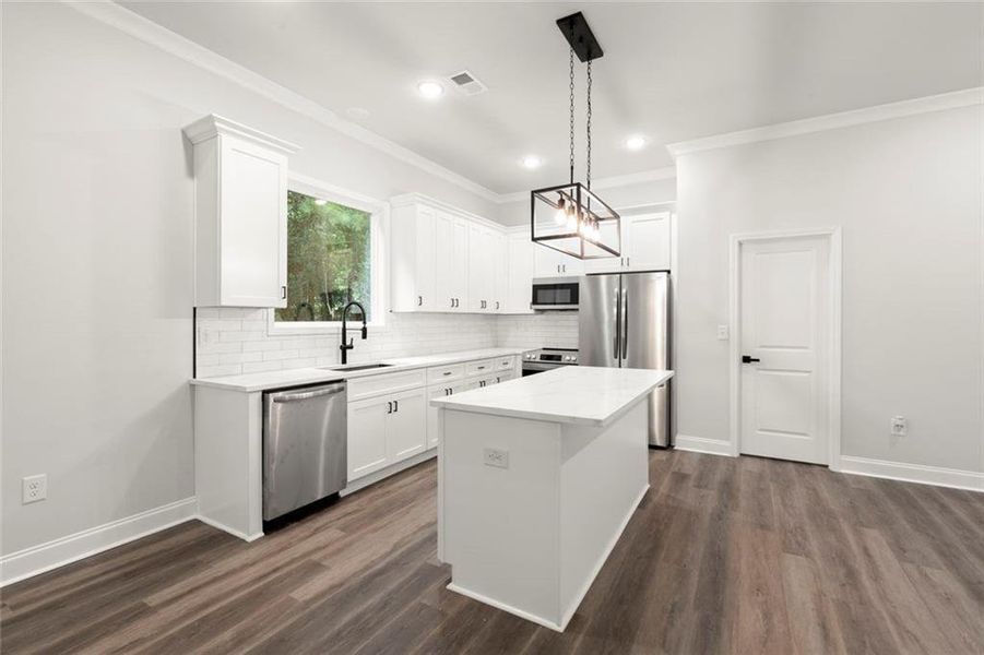 Furnished interior view inside a new home in , Stone Mountain (Image 4).