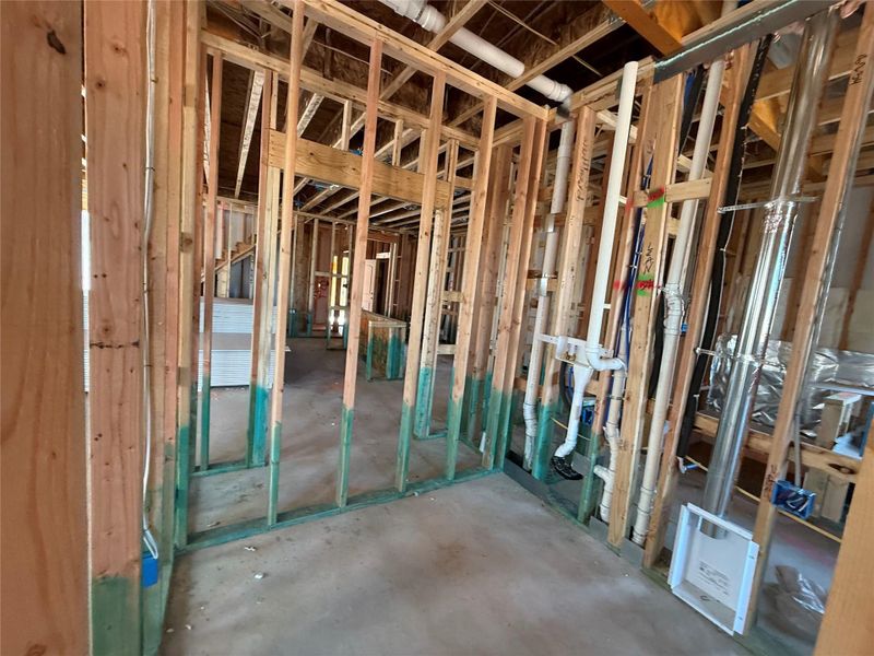 In-progress construction of a new home in The Cottages at La Cima, San Marcos, TX (Image 19).