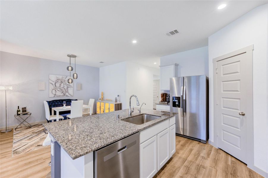 Furnished interior view inside a new home in Palm Royal Estates, Baytown (Image 10). Furnished interior view inside a new home in Palm Royal Estates, Baytown (Image 10).