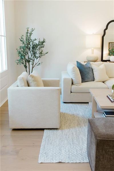 Furnished interior view inside a new home in , Alpharetta (Image 17).