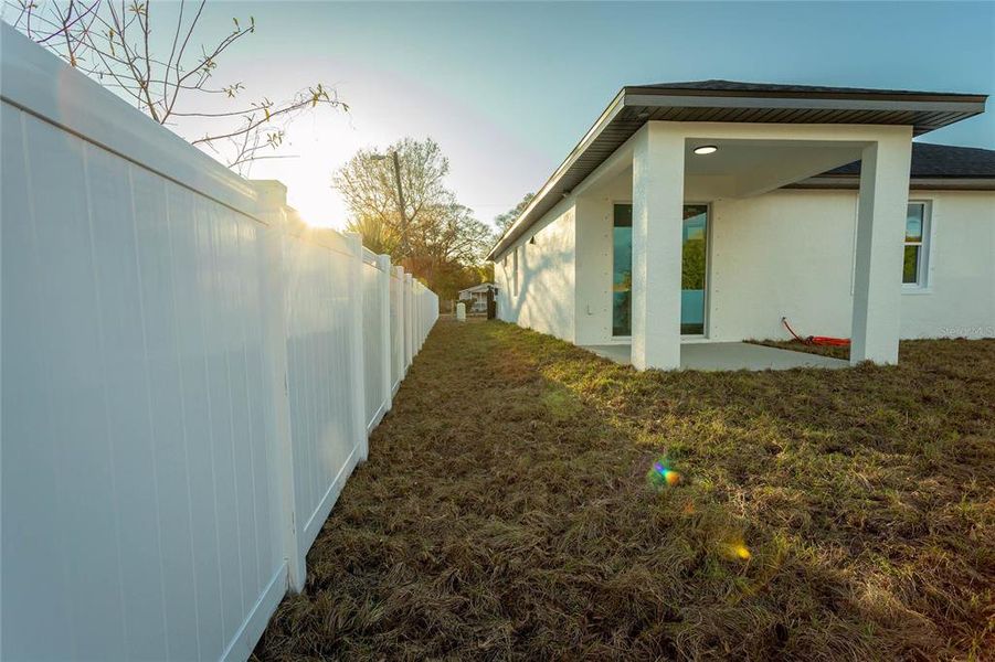 Exterior details and patio area of a home in , Tampa (Image 26).