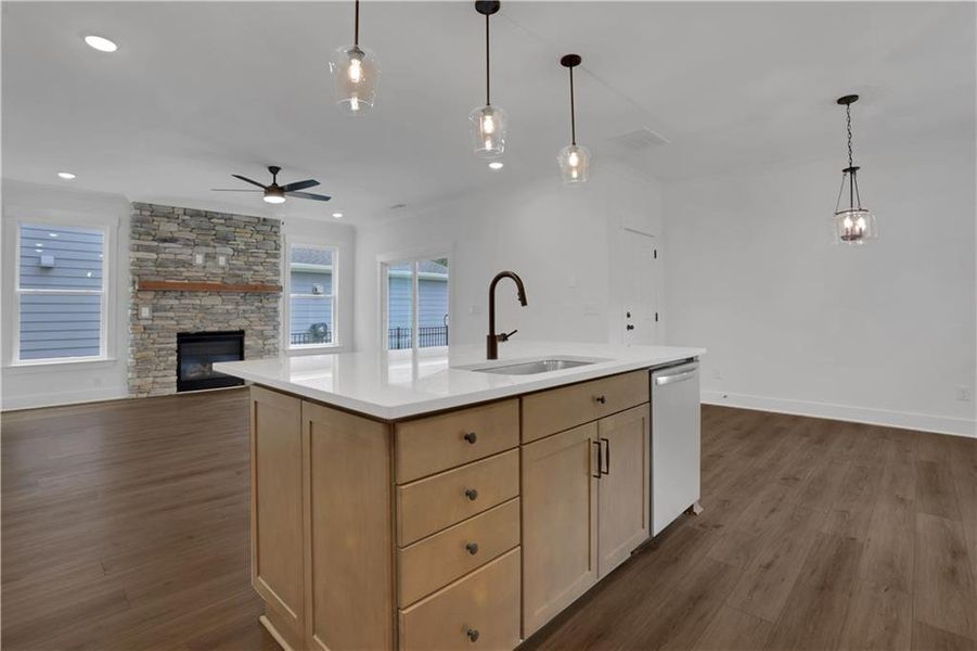 Furnished interior view inside a new home in Marble Tree, Ball Ground (Image 7).