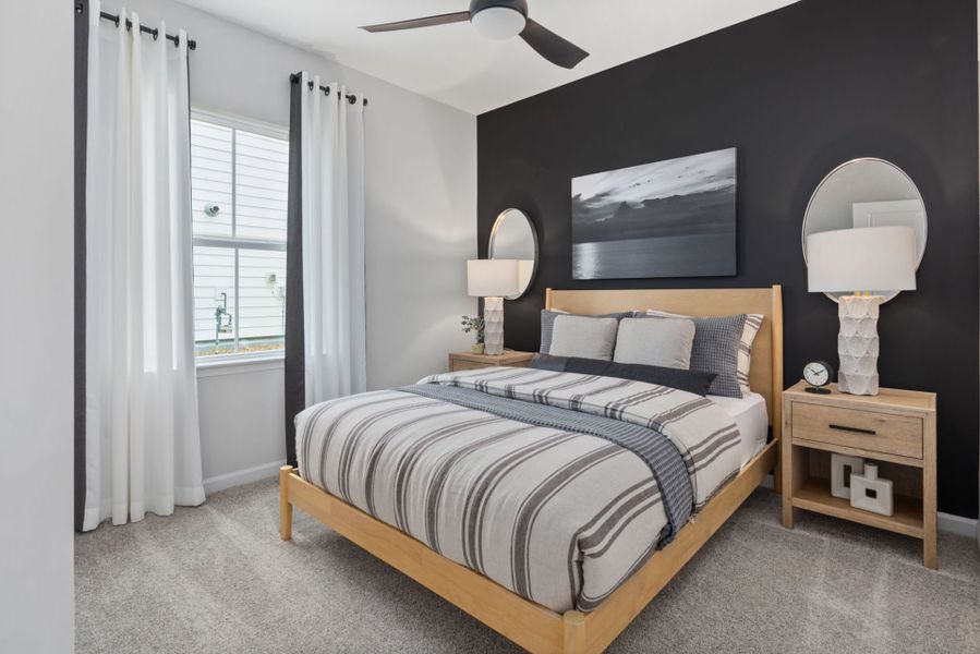 Furnished interior view inside a new home in Providence Oaks, Fuquay Varina (Image 19).