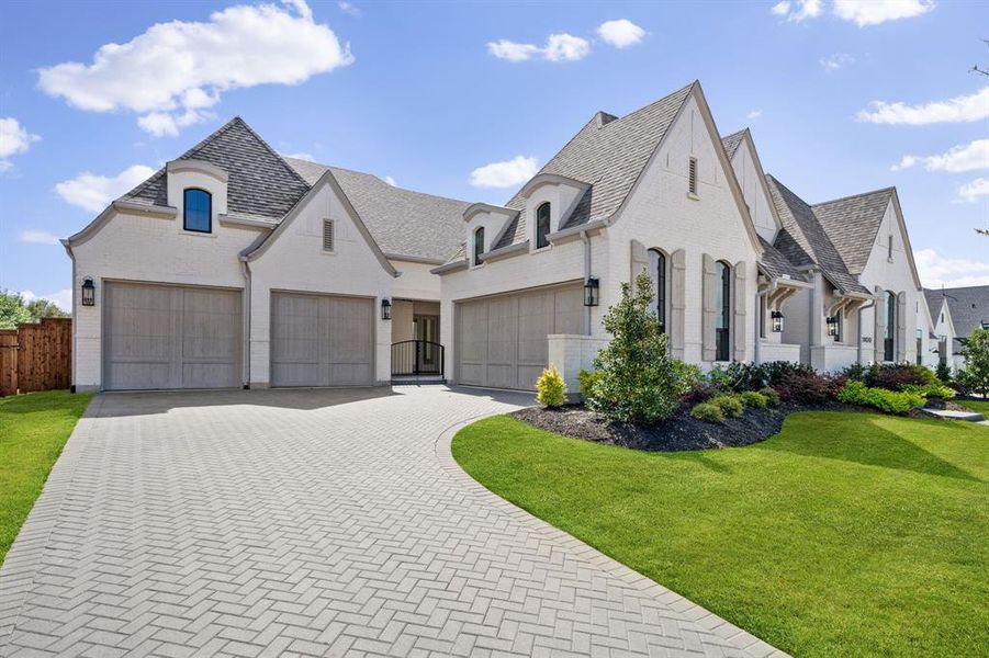 Front exterior of a new home in , Celina, TX, highlighting curb appeal (Image 23).