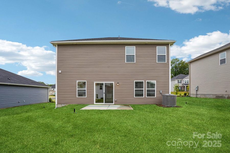 Front exterior of a new home in Harper Landing, Stanley, NC, highlighting curb appeal (Image 24).