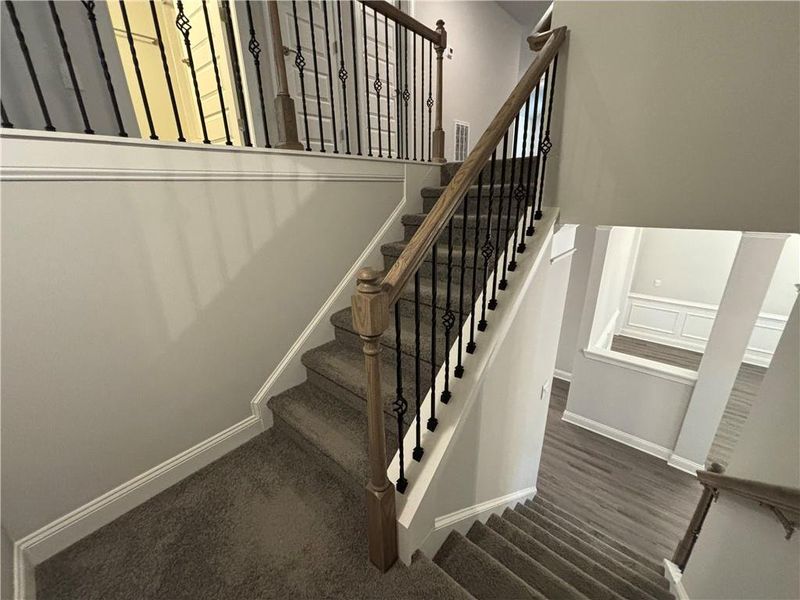 Spacious, unfurnished interior of a new home in Tuscany Hills, Douglasville (Image 15). Spacious, unfurnished interior of a new home in Tuscany Hills, Douglasville (Image 15).