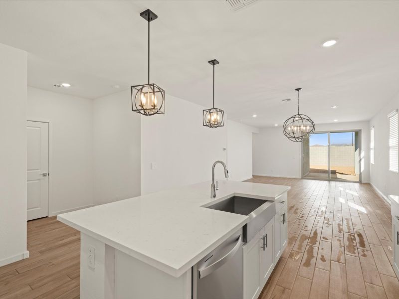 Furnished interior view inside a new home in Silva Farms - Estate Series, Goodyear (Image 2). Furnished interior view inside a new home in Silva Farms - Estate Series, Goodyear (Image 2).