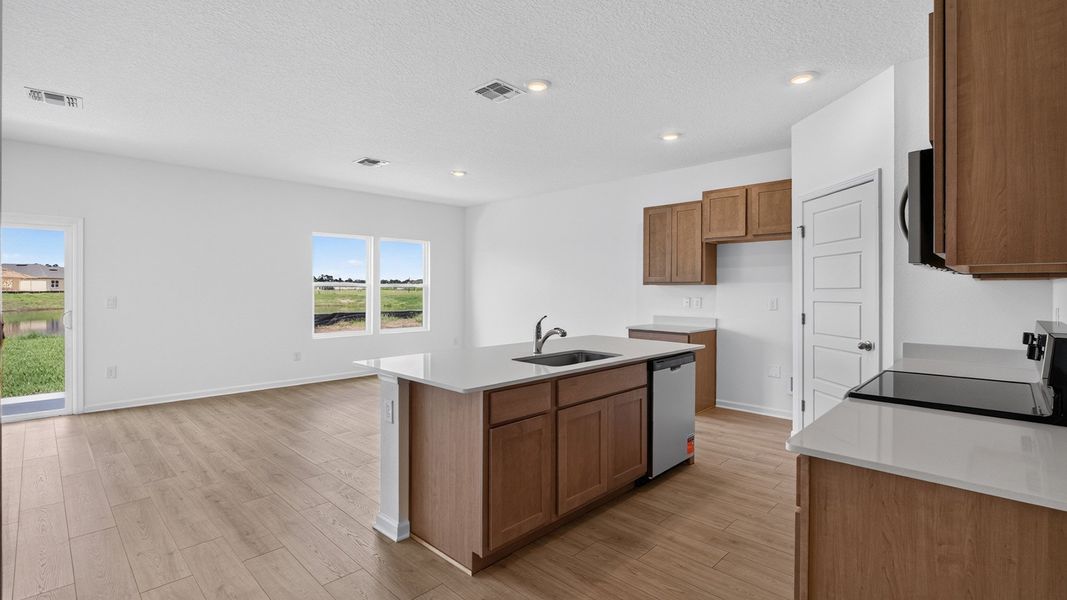 Furnished interior view inside a new home in American Village, Palm Coast (Image 3).