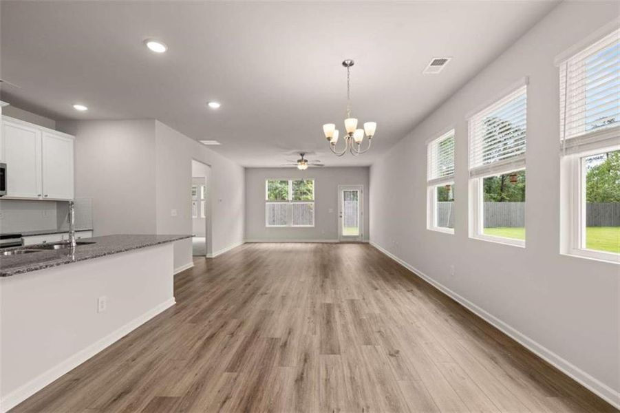 Spacious, unfurnished interior of a new home in The Retreat at Walden Park, Jonesboro (Image 15).