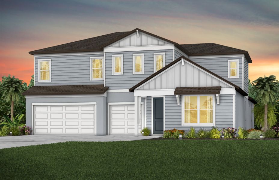 Representative exterior photo of a completed home built from the Merlot Grand by Pulte Homes in Riversong, Parrish, FL (Image 23).