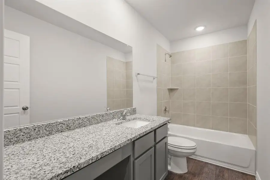 Furnished interior view inside a new home in Burgess Meadows, Cleburne (Image 9). Furnished interior view inside a new home in Burgess Meadows, Cleburne (Image 9).