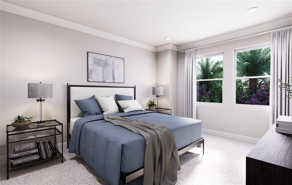 Furnished interior view inside a new home in Blanc, St. Petersburg (Image 23).