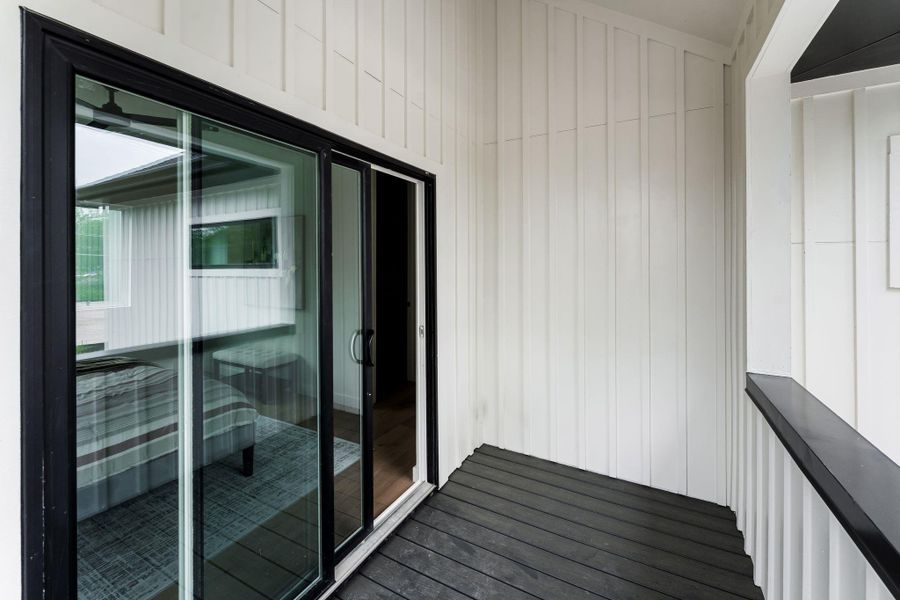 Exterior details and patio area of a home in , Austin (Image 26).