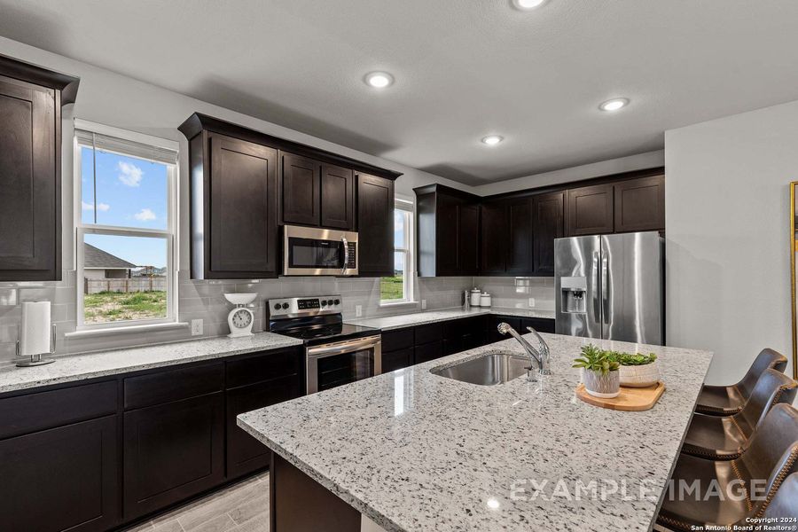 Furnished interior view inside a new home in Hannah Heights, Seguin (Image 33).