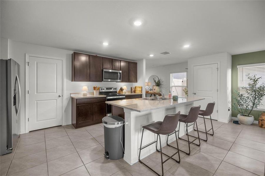 Furnished interior view inside a new home in Ocala Crossings South, Ocala (Image 12). Furnished interior view inside a new home in Ocala Crossings South, Ocala (Image 12).