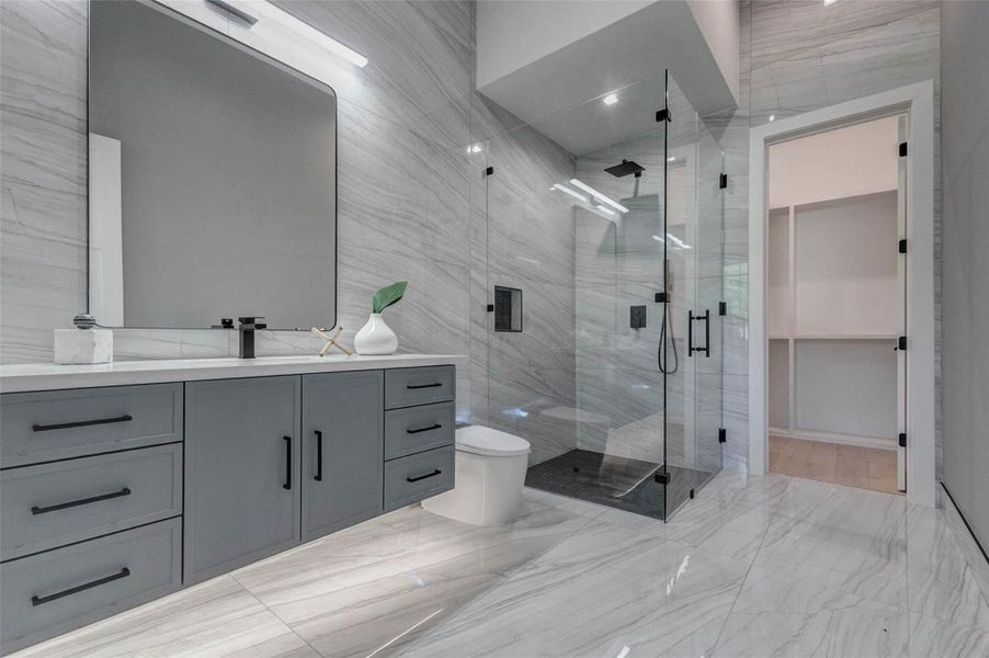 Furnished interior view inside a new home in , Houston (Image 38).