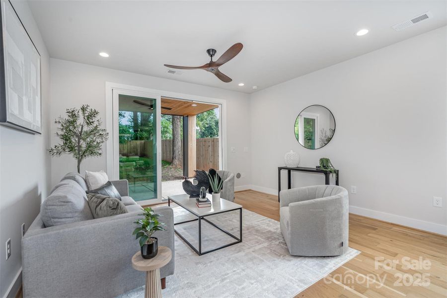Furnished interior view inside a new home in , Charlotte (Image 7).