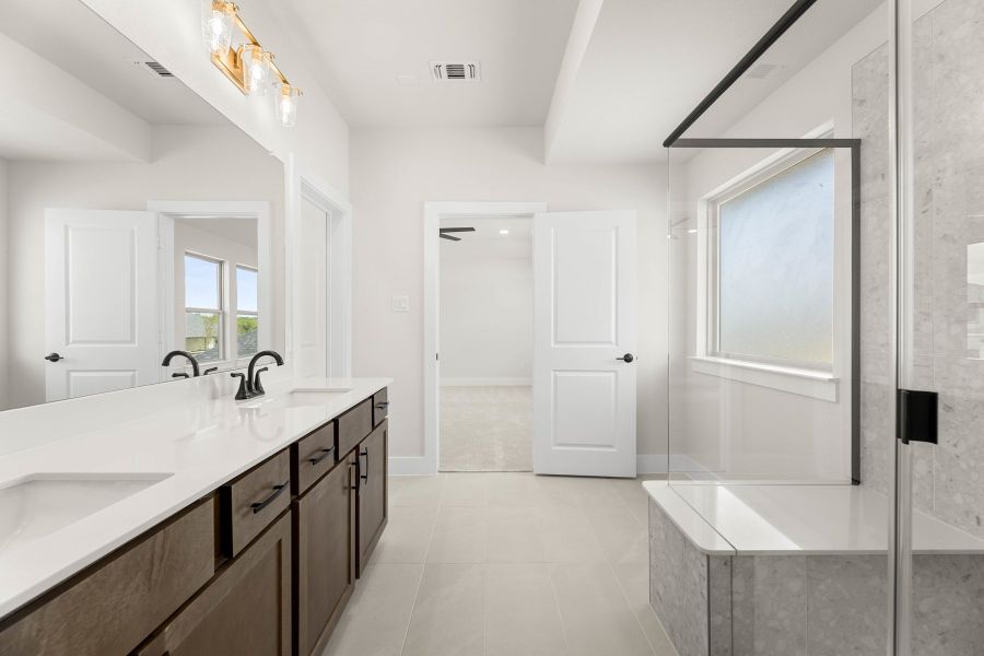 Furnished interior view inside a new home in Treeline, Justin (Image 10).