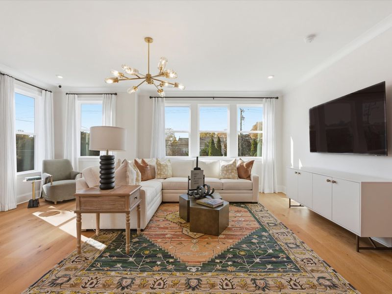 Furnished interior view inside a new home in Ross Farms, Charlotte (Image 16).
