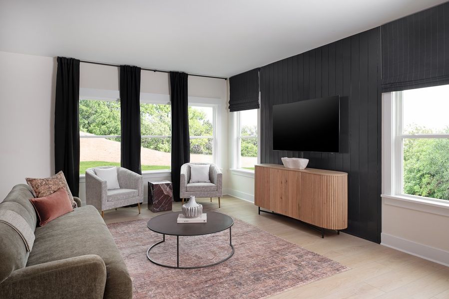 Representative furnished interior of a home built from the Knox by Ashton Woods in Rowland's Grant, Fuquay Varina (Image 7).