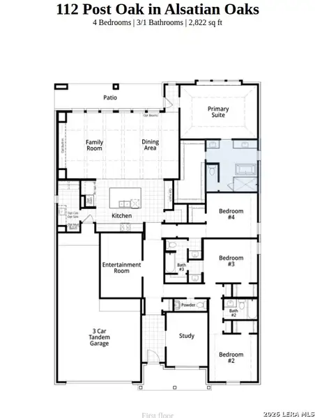 2D floor plan layout of this home in Alsatian Oaks, Castroville, TX (Image 3). 2D floor plan layout of this home in Alsatian Oaks, Castroville, TX (Image 3).