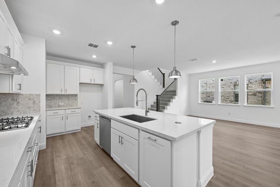 Furnished interior view inside a new home in The Ridge at Northlake, Northlake (Image 9).