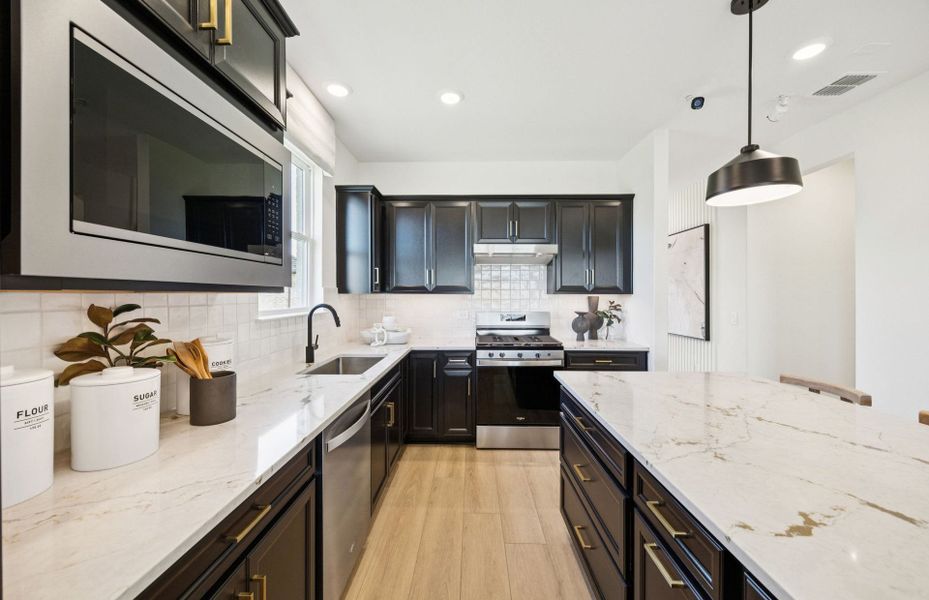 Furnished interior view inside a new home in Del Webb at Trinity Falls, McKinney (Image 12).