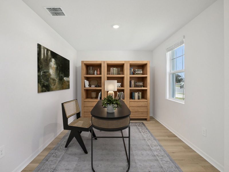 Furnished interior view inside a new home in Magnolia Bay - Classic Series, Nokomis (Image 9).