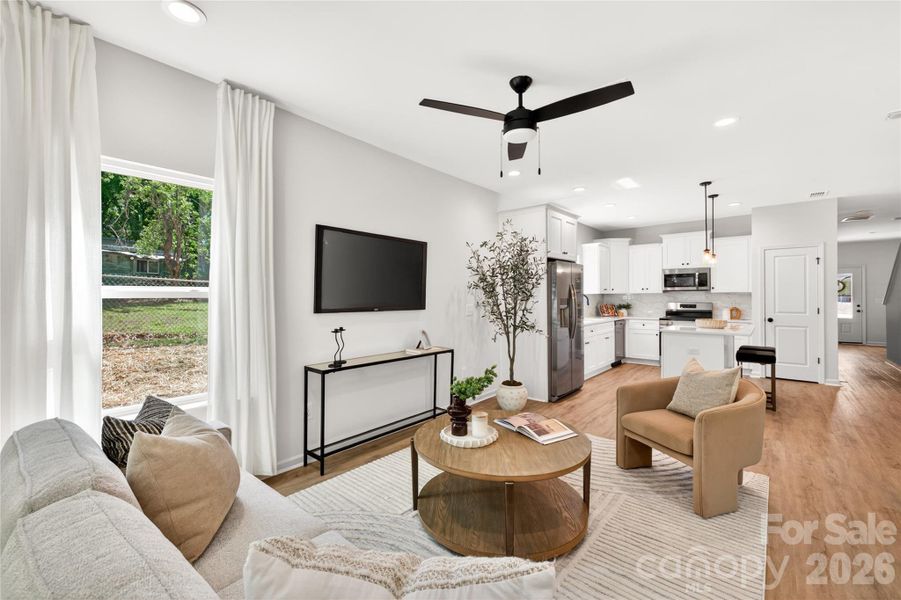 Furnished interior view inside a new home in , Mooresville (Image 6).