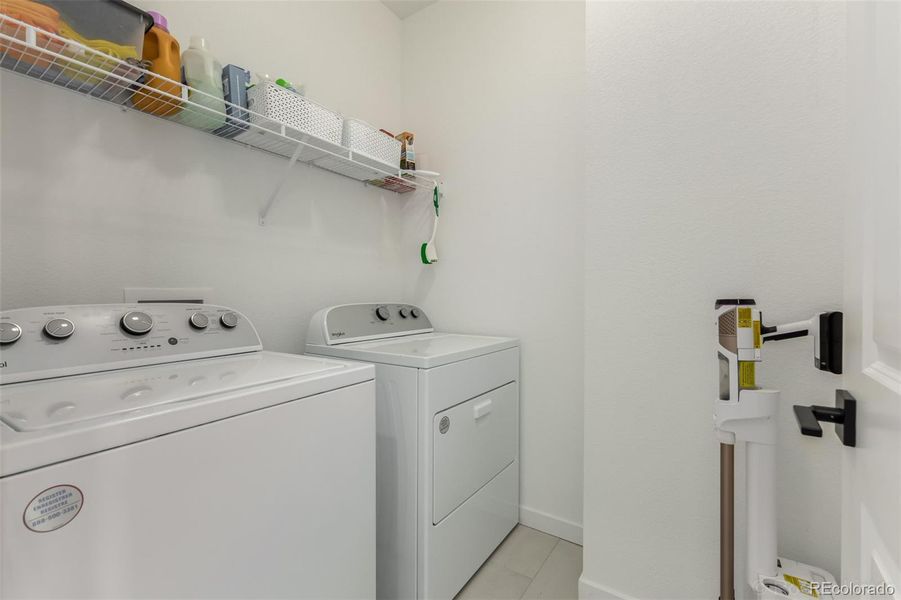 Laundry room on second floor