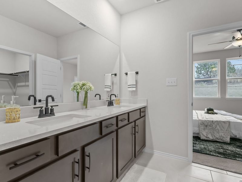 Furnished interior view inside a new home in Royal Crest, San Antonio (Image 35).