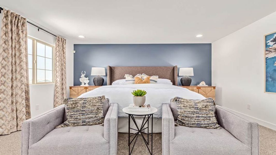 Representative furnished interior of a home built from the Champlain by Taylor Morrison in Mystic Discovery Collection, Peoria (Image 71). Representative furnished interior of a home built from the Champlain by Taylor Morrison in Mystic Discovery Collection, Peoria (Image 71).