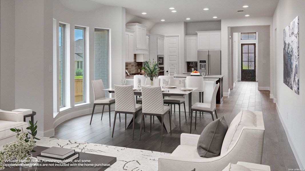 Furnished interior view inside a new home in Ladera, San Antonio (Image 14). Furnished interior view inside a new home in Ladera, San Antonio (Image 14).