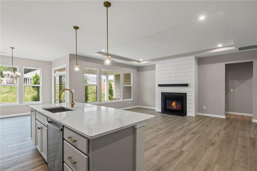 Furnished interior view inside a new home in Laurel Farms, Dallas (Image 8). Furnished interior view inside a new home in Laurel Farms, Dallas (Image 8).