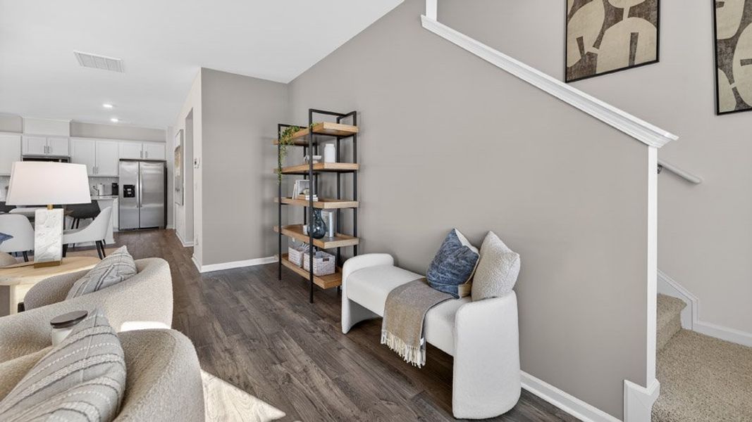 Representative furnished interior of a home built from the Hanover by D.R. Horton in Martin Farms, Aberdeen (Image 13).