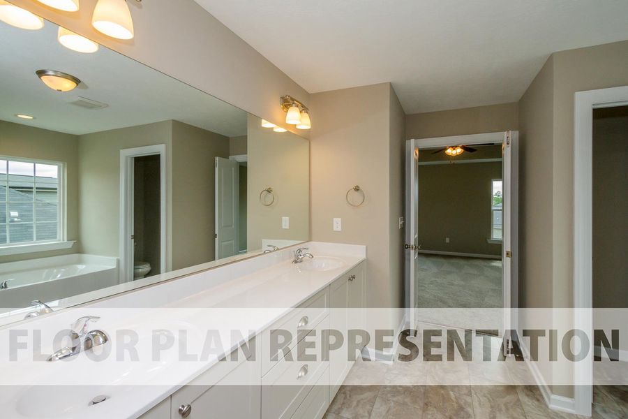 Representative furnished interior of a home built from the Dublin by Ivey Homes in Tillery Park, Grovetown (Image 7).