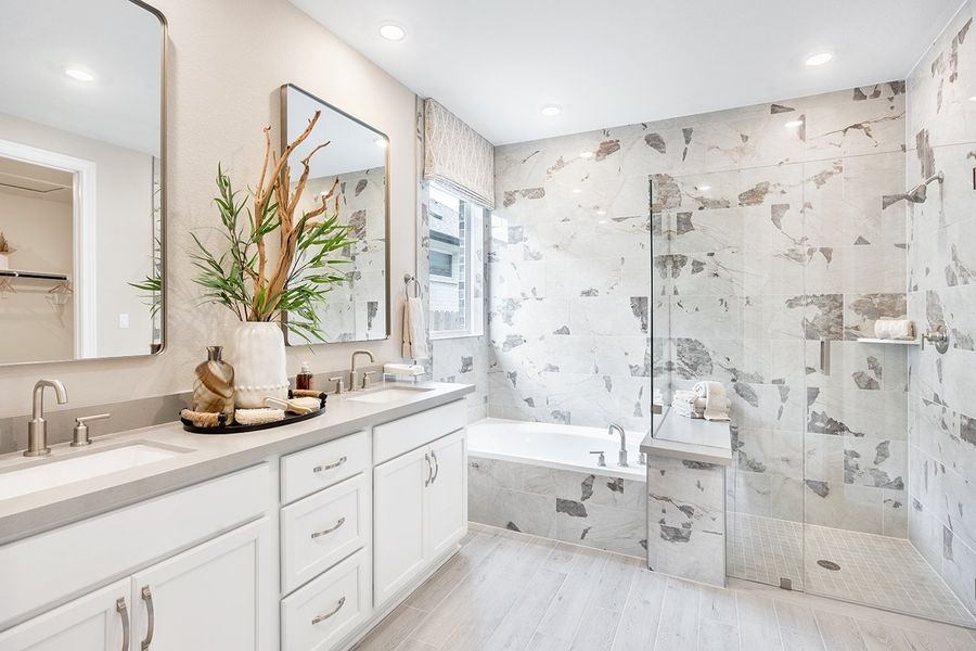 Representative furnished interior of a home built from the Carmine by Taylor Morrison in 6 Creeks 55s, Kyle (Image 11).