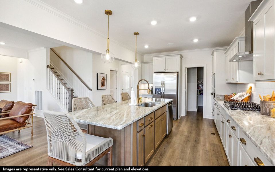 Furnished interior view inside a new home in McCain's Station, Gallatin (Image 6).