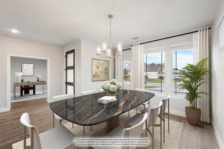 Furnished interior view inside a new home in Sonoma Verde, McLendon-Chisholm (Image 13).